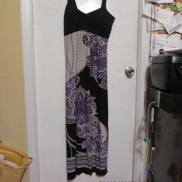 Purple Maxi Dress Size 8 - Picture 1 of 6